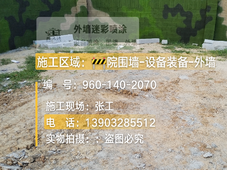 湛江迷彩漆喷涂方法（通用 + 数码专项